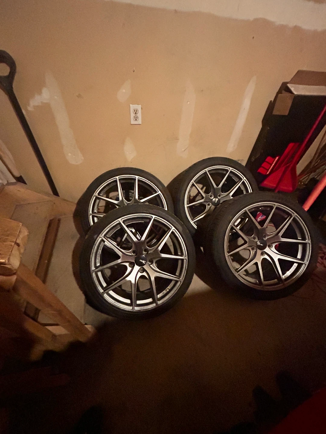 Fast FC04 Flow Formed 19” Staggered Rims w/ Tires – 5x114.3 - photo 3
