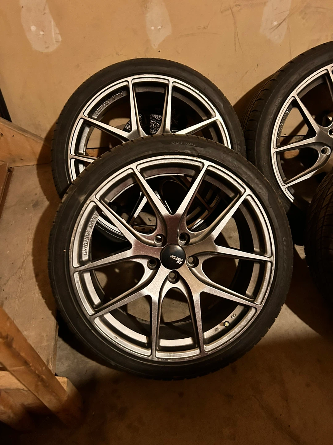 Fast FC04 Flow Formed 19” Staggered Rims w/ Tires – 5x114.3 - photo 2