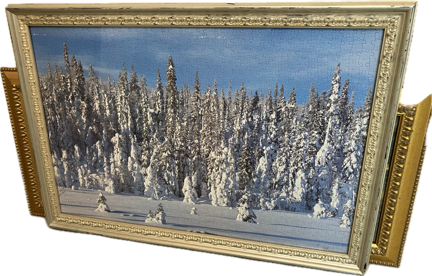 7 framed Thomas Kinkade puzzles - photo 3