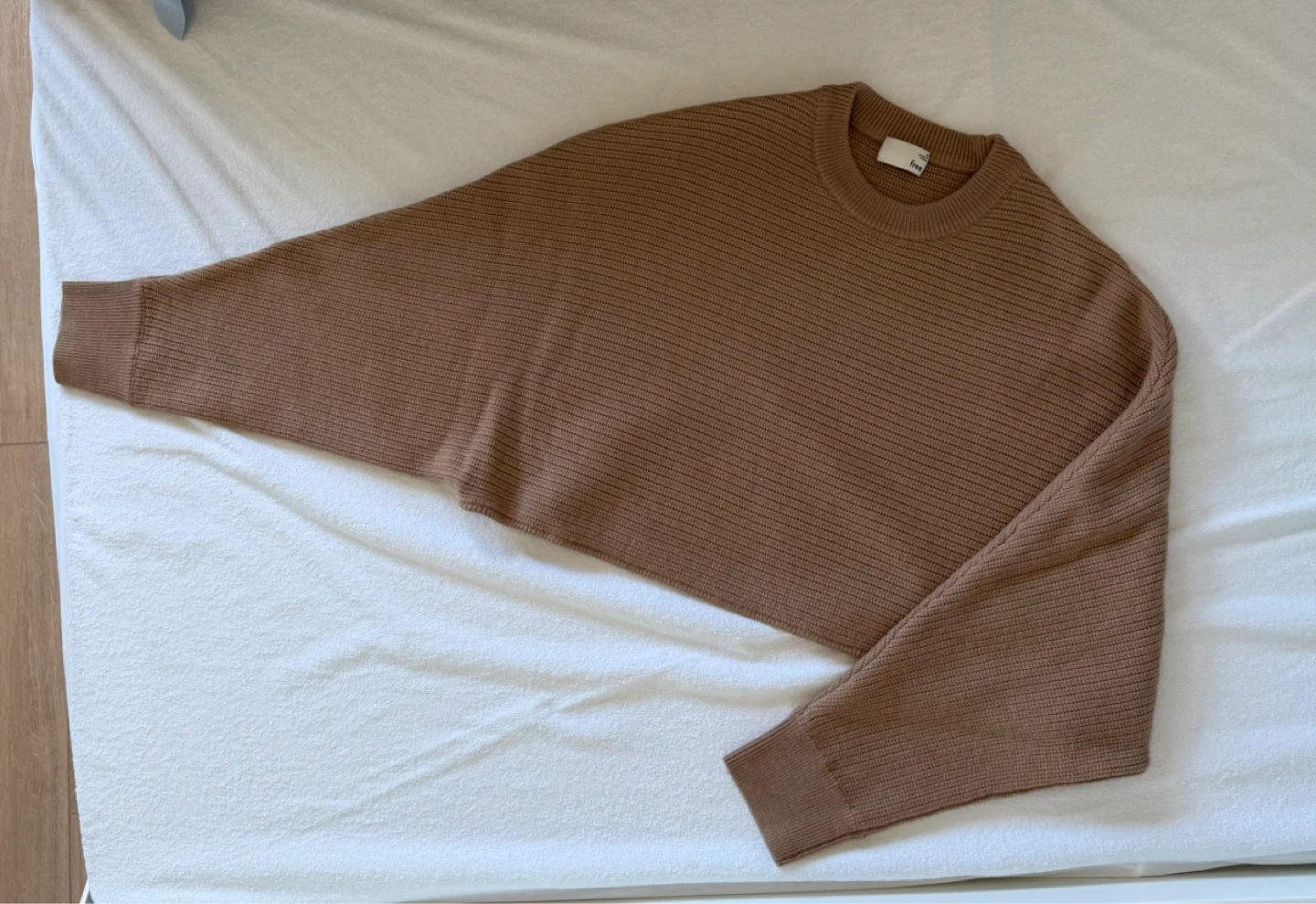 ARITZIA Wilfred Free 100% Merino Wool Cropped Sweater - photo 3