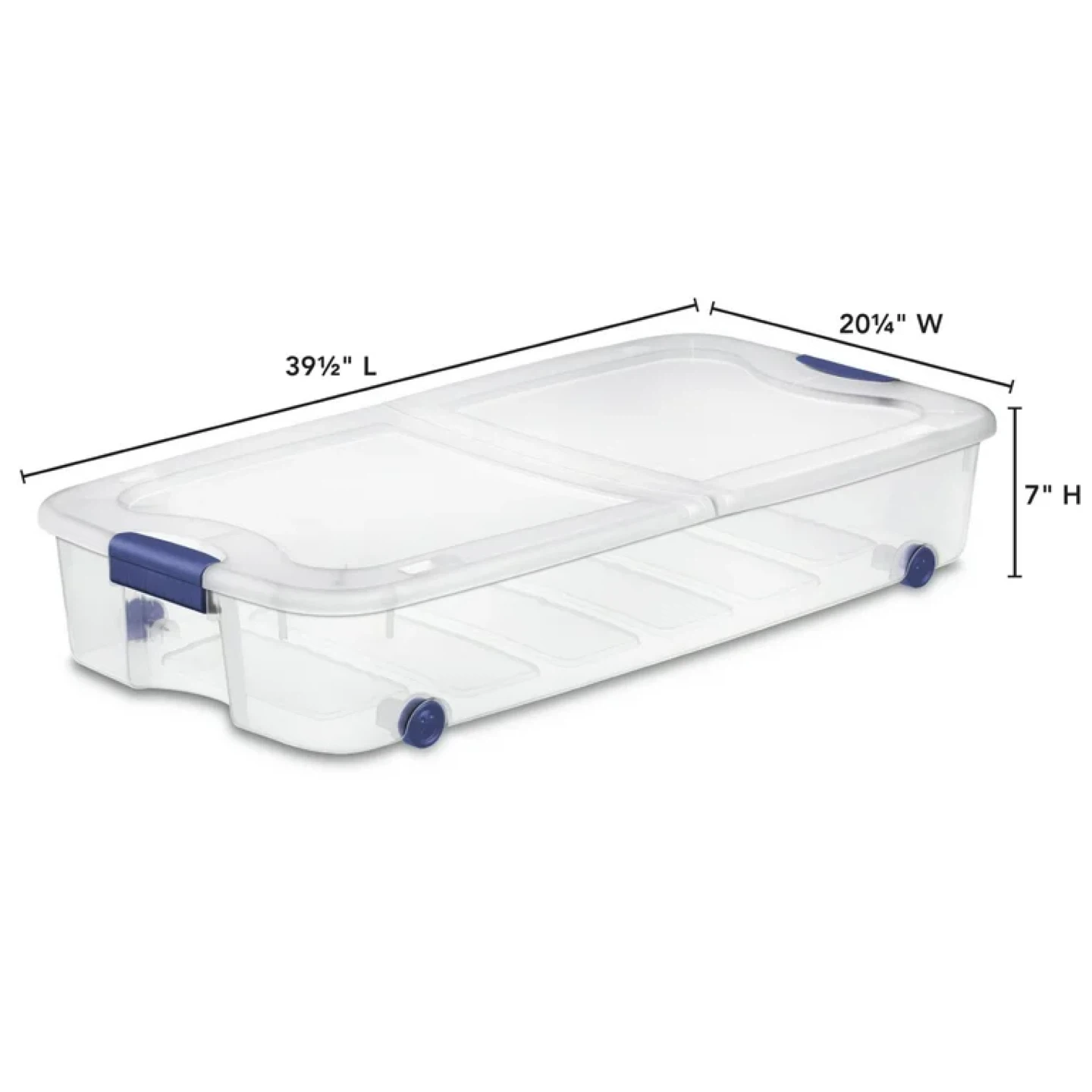 Storage Bins with Wheels (4 Pack) - photo 3