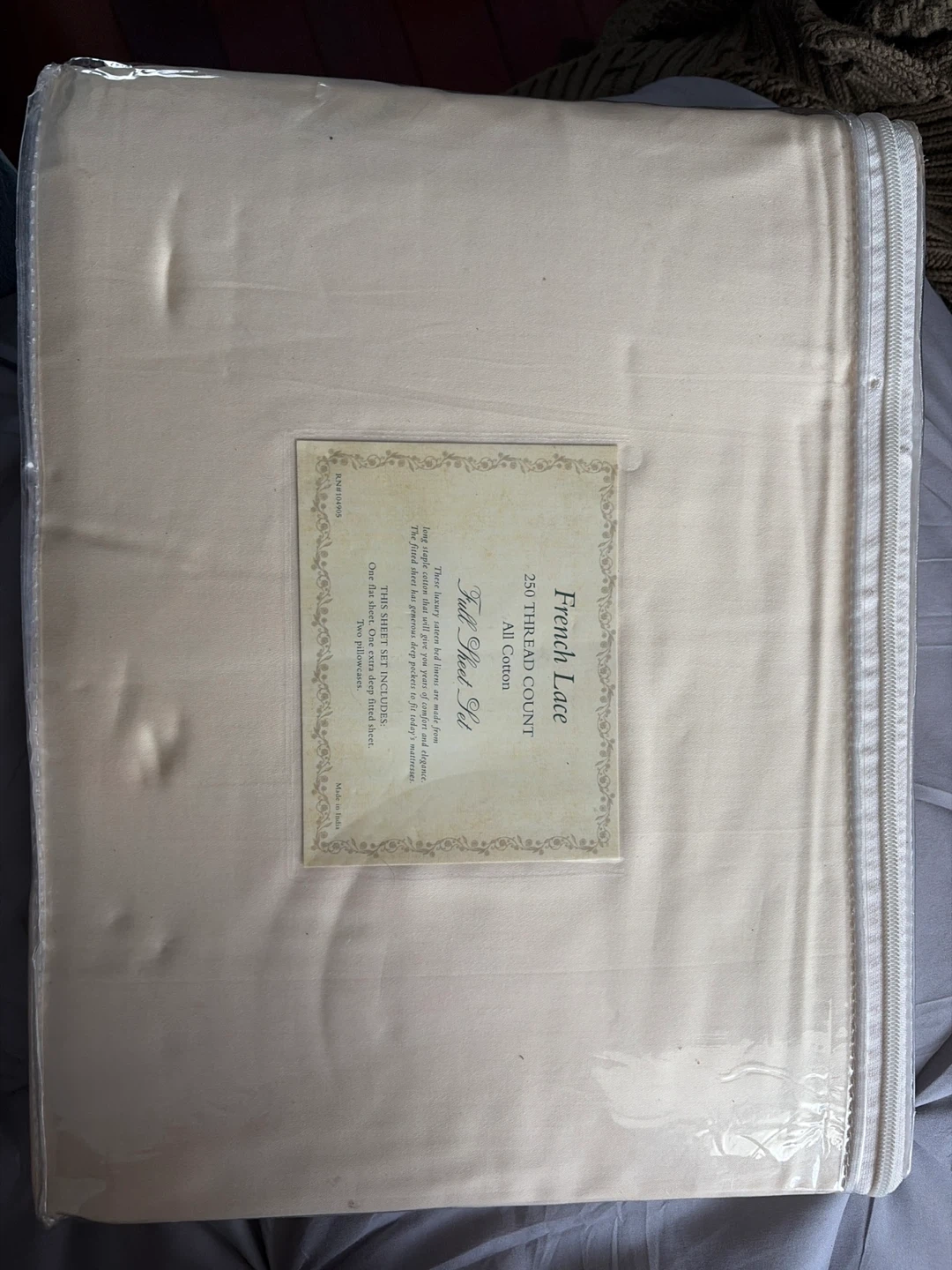 Hillcrest Fine Linens French Lace Full Sheet Set - photo 2