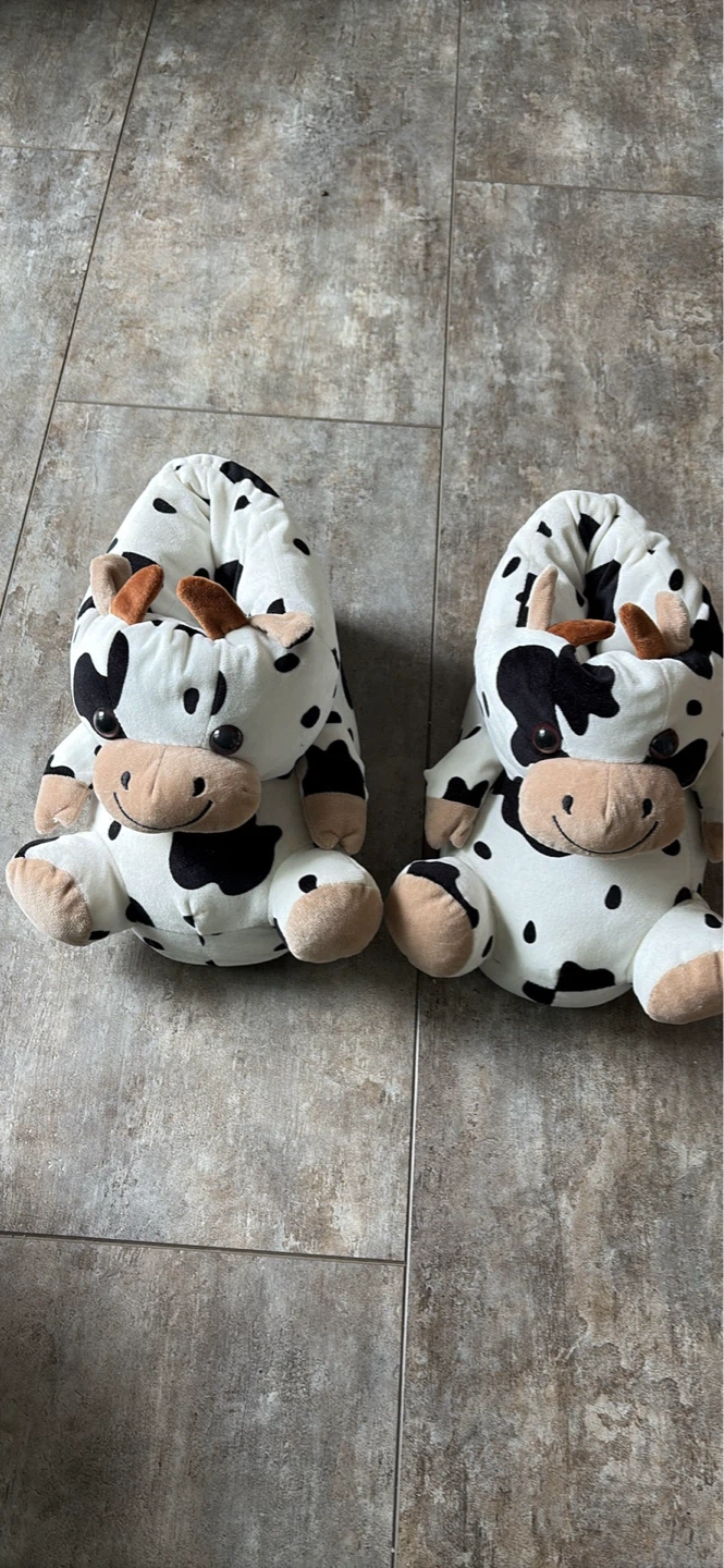 Cow Novelty Slippers