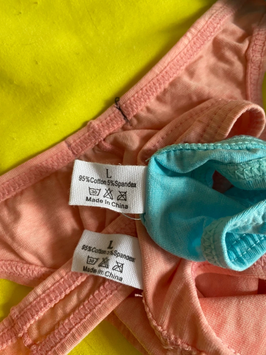 2 Pack IKINGSKY Thong Underwear - Pink & Blue - photo 3