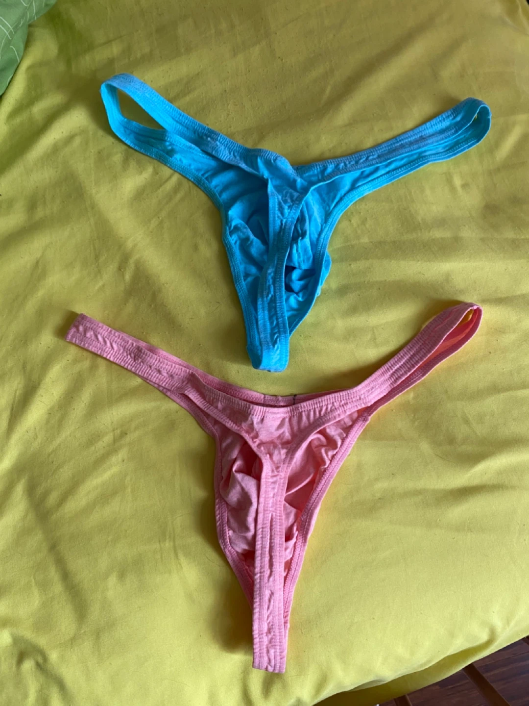 2 Pack IKINGSKY Thong Underwear - Pink & Blue - photo 2