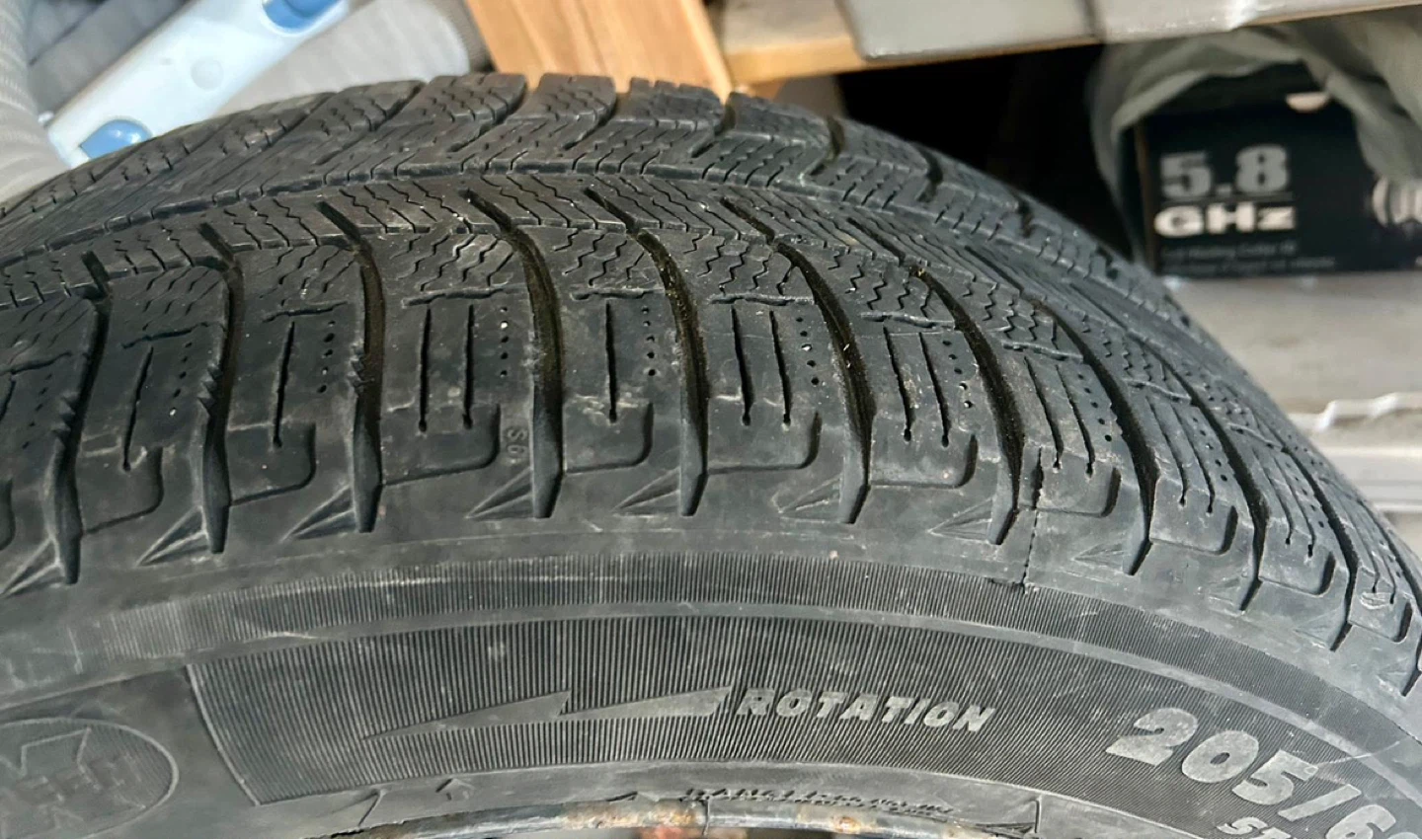⚽️ Michelin "Green X" Winter Tires with Rim - photo 3