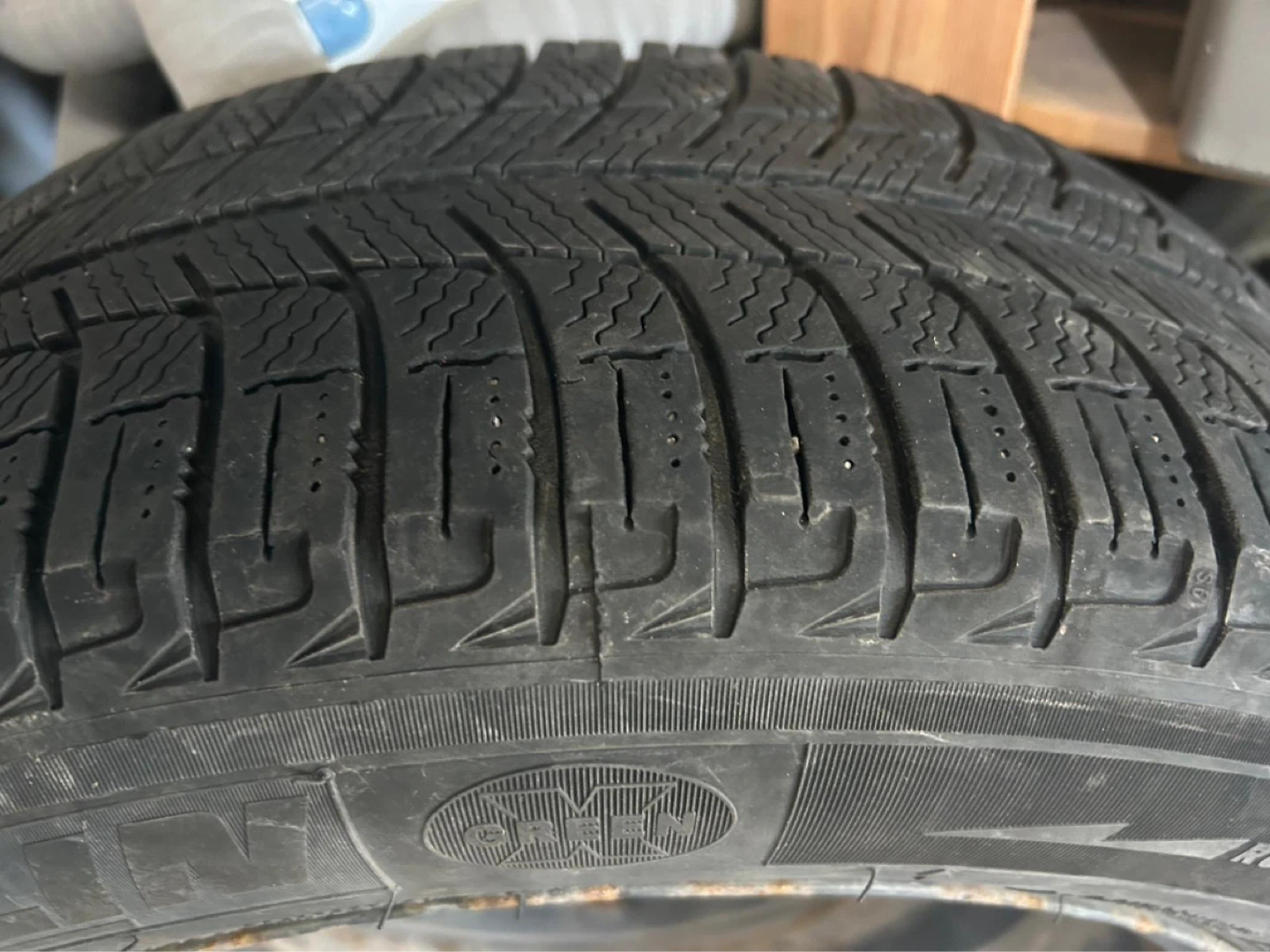 ⚽️ Michelin "Green X" Winter Tires with Rim - photo 5