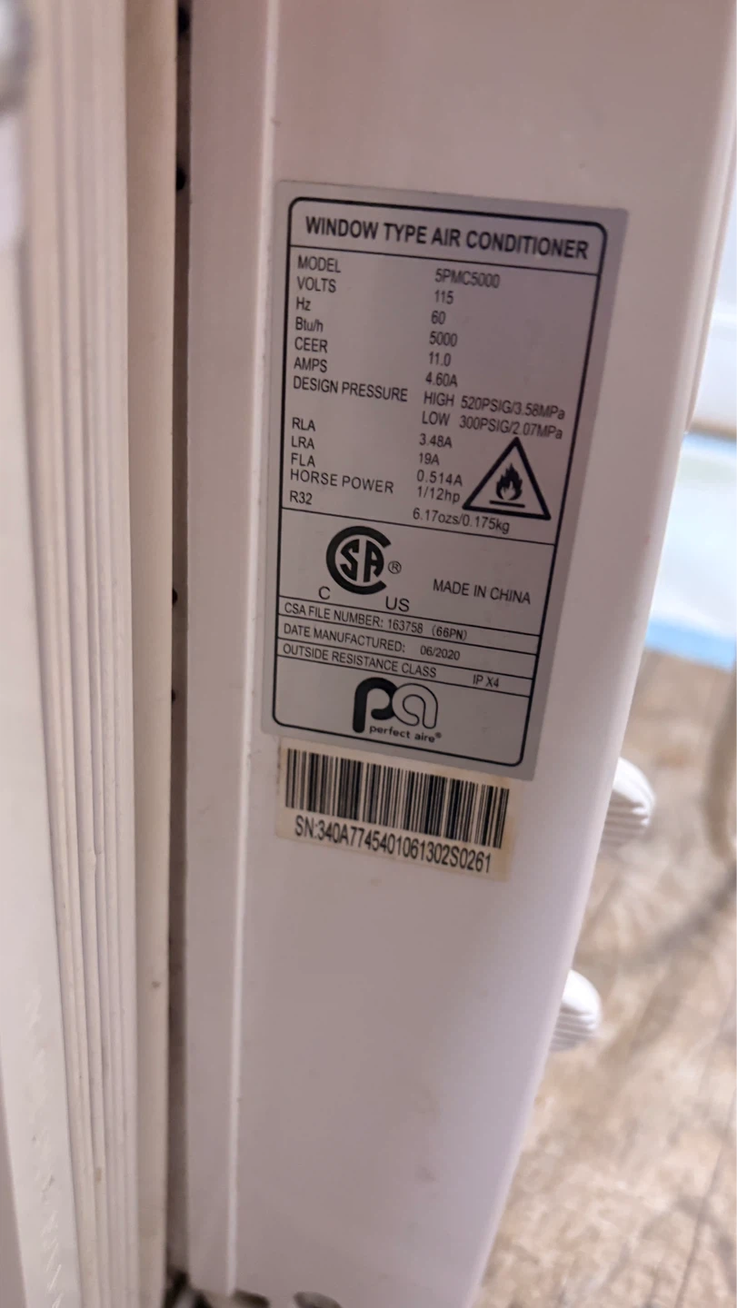 Air Conditioners 5000 BTU 90 for each 200 for both