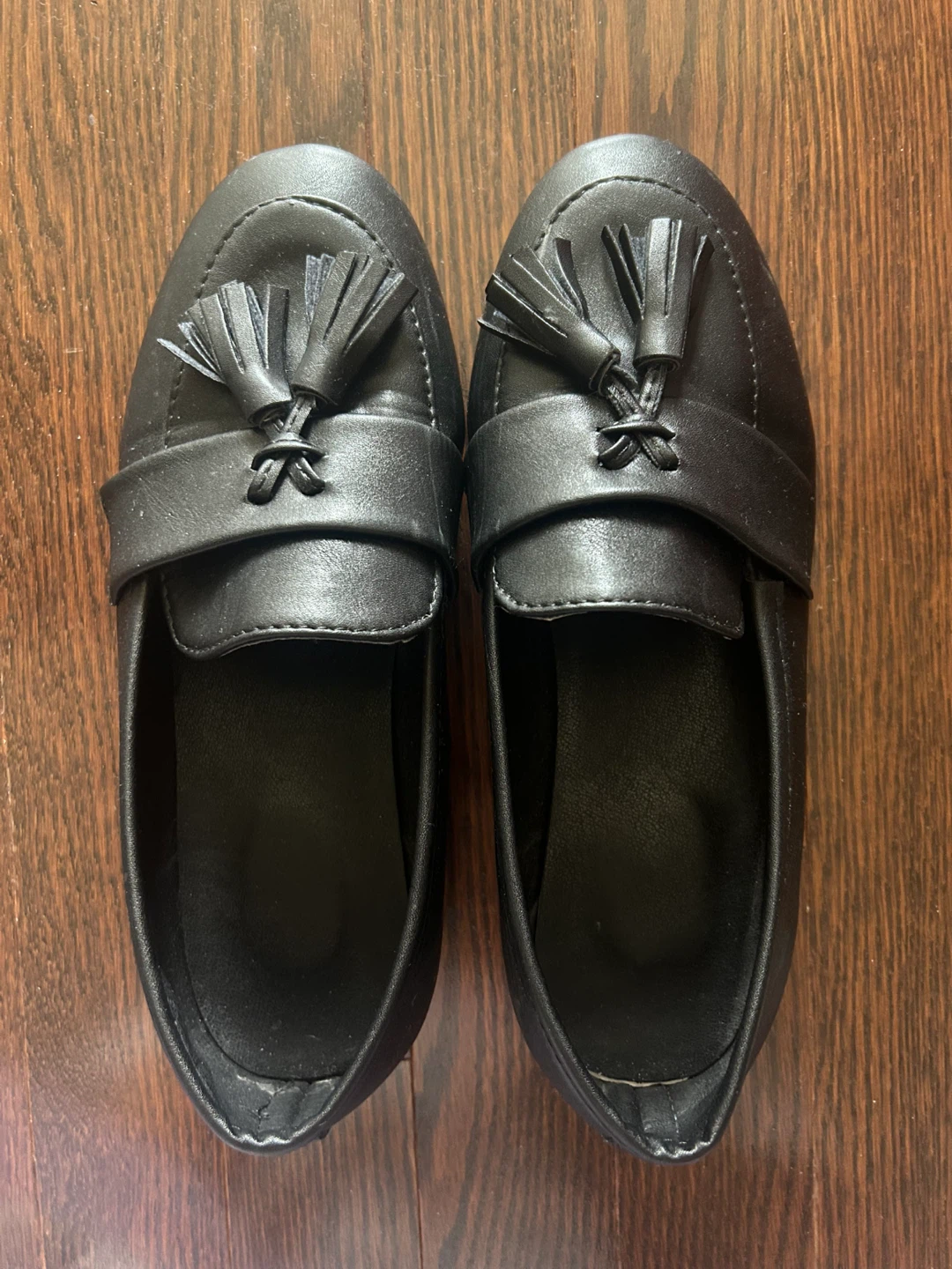 Black Tassel Loafer Shoes size W7 ⚽️