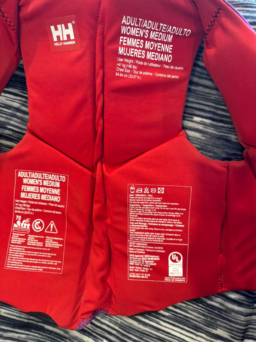 Helly Hansen Women's Medium PFD / Life Vest ⚽️ - photo 3