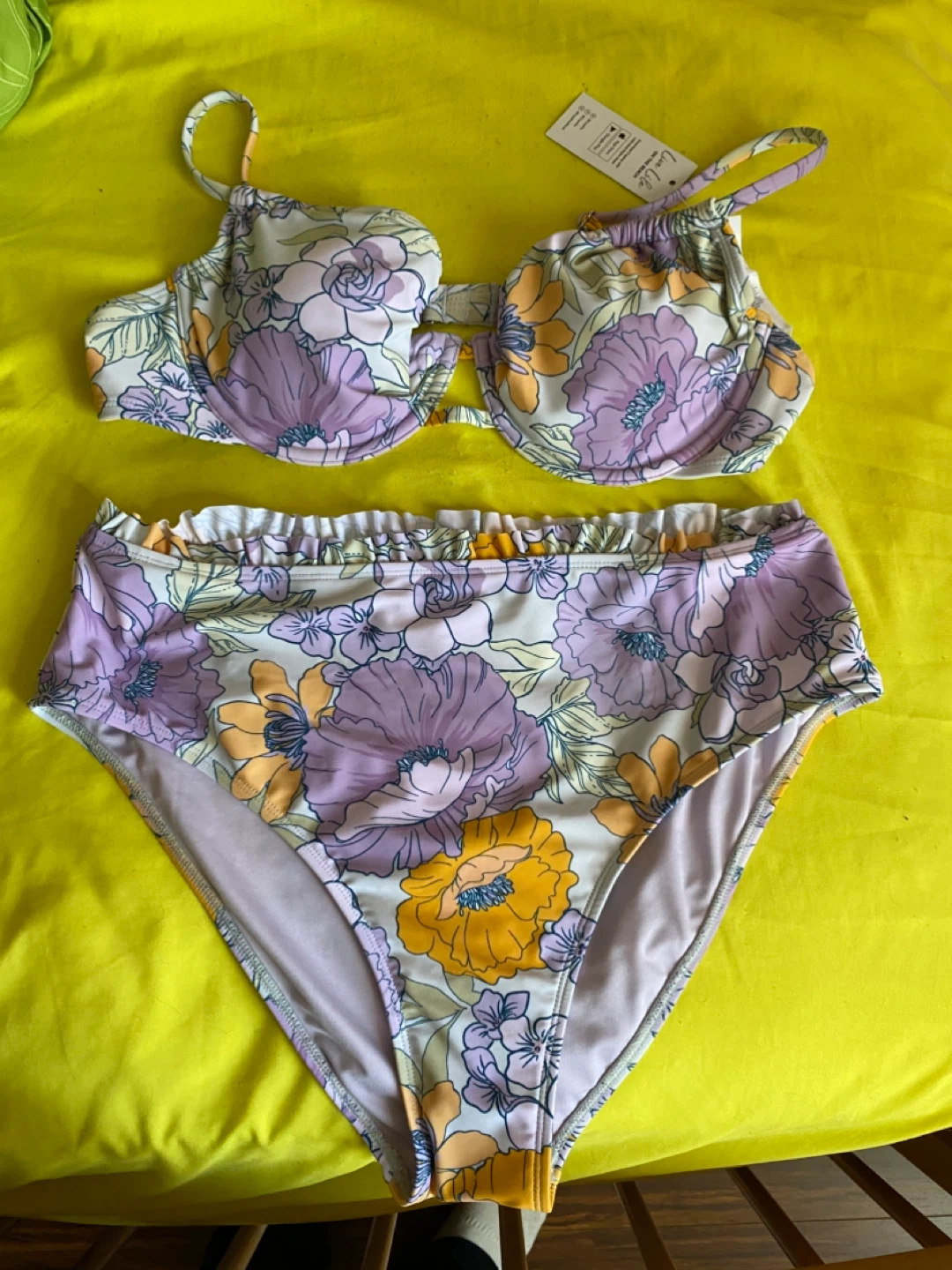 Floral Bikini Set - Size L