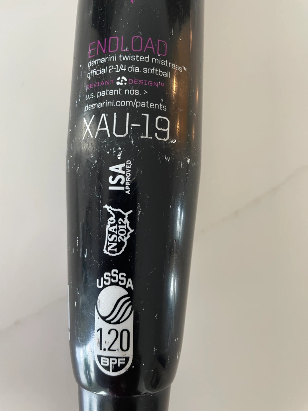 DeMarini Twisted Mistress Softball Bat 34in/26oz - photo 2
