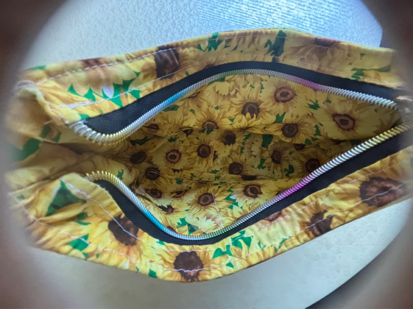 Sunflower Print Shoulder Bag - photo 3