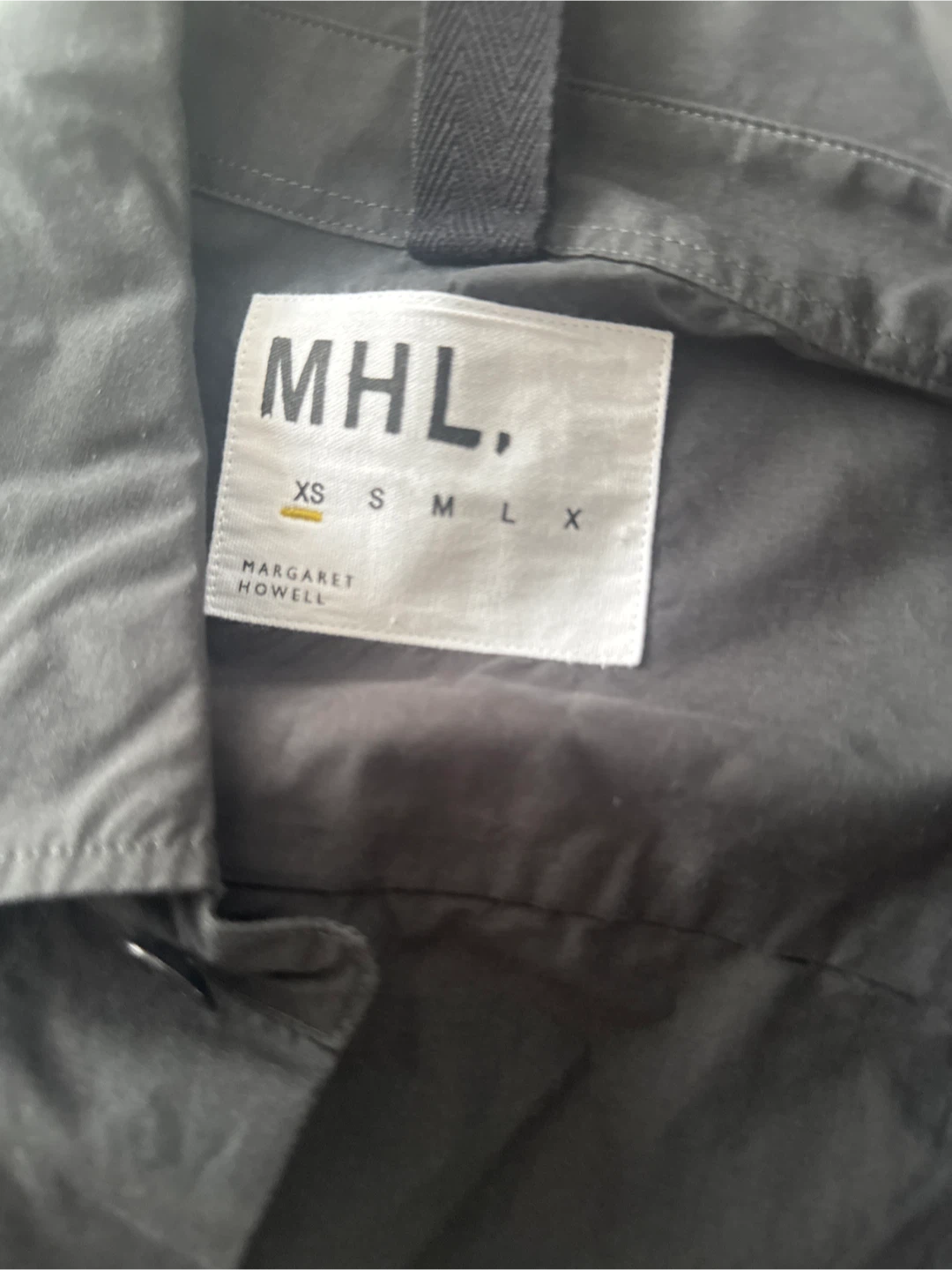 MHL. Margaret Howell Grey Cotton Lyocell Shirt