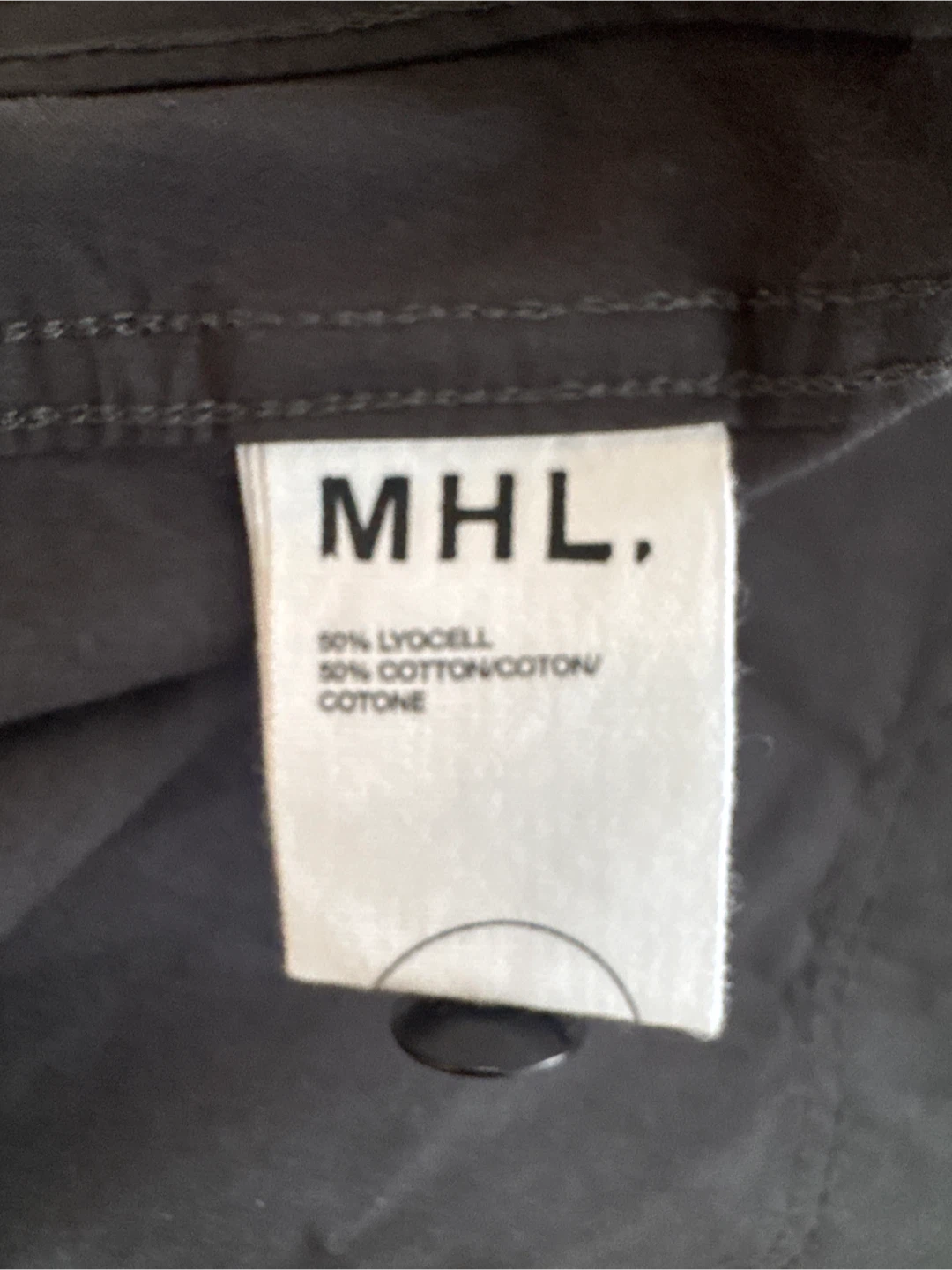 MHL. Margaret Howell Grey Cotton Lyocell Shirt - photo 2
