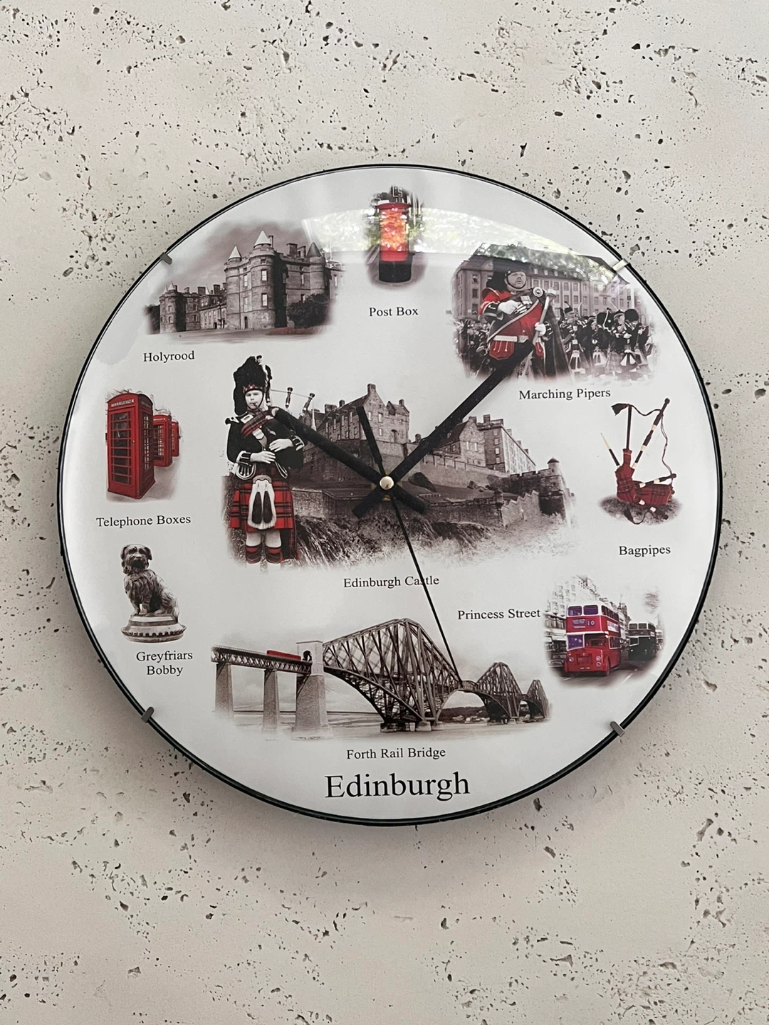Edinburgh Scene Wall Clock