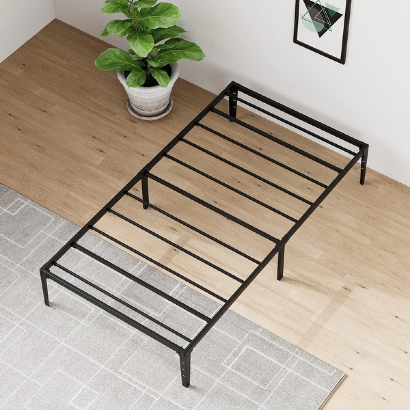 Black Metal Bed Frame