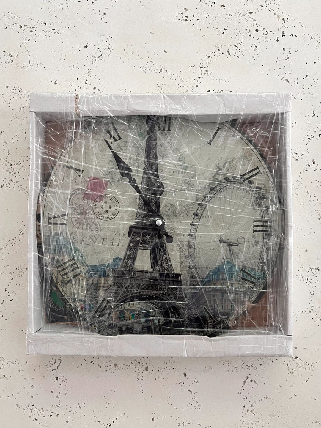 Decorative Wall Clock - Eiffel Tower Paris Design
