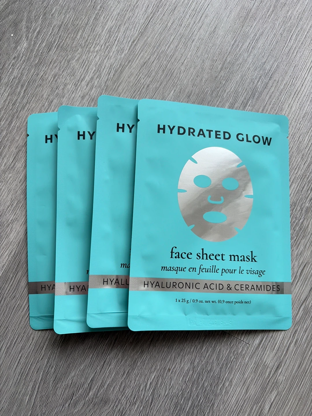 Hydrated Glow Face Sheet Mask - Hyaluronic Acid & Ceramides