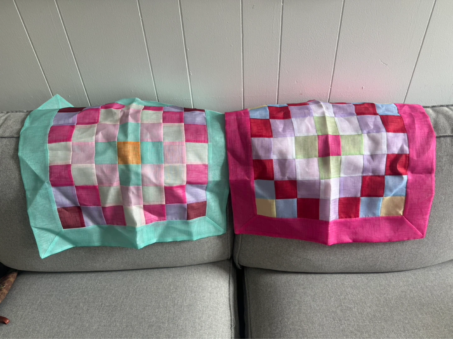 Korean traditional fabric Patchwork cushion cover set