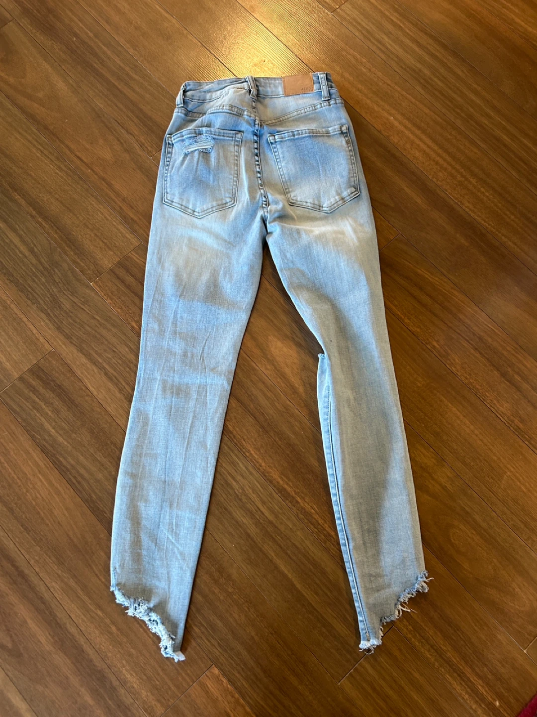 AEROPOSTALE Button-Fly Distressed Jeggings size 2 - photo 3