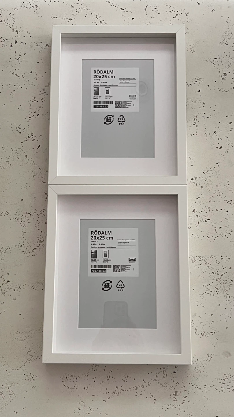 IKEA RÖDALM Picture Frame 20x25 cm White