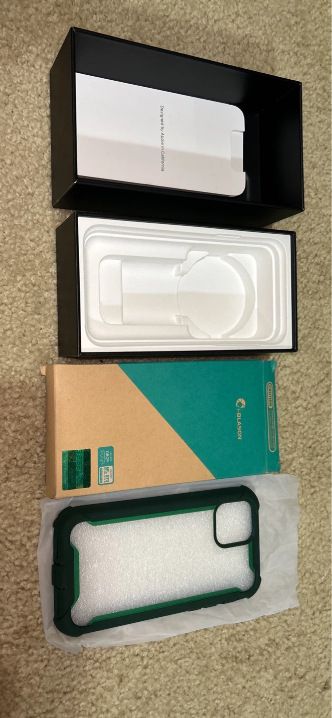 iPhone 11 Pro Empty Phone Box & New Case