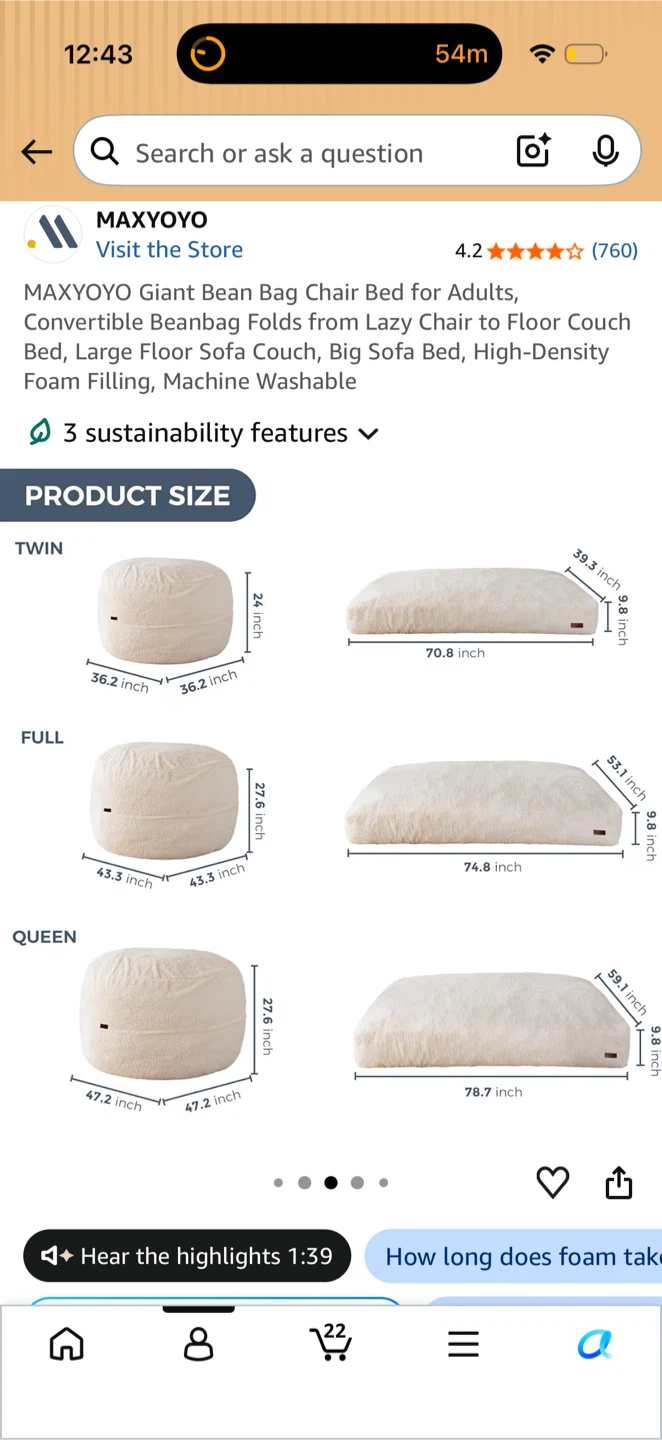 Bean Bag chair - photo 2