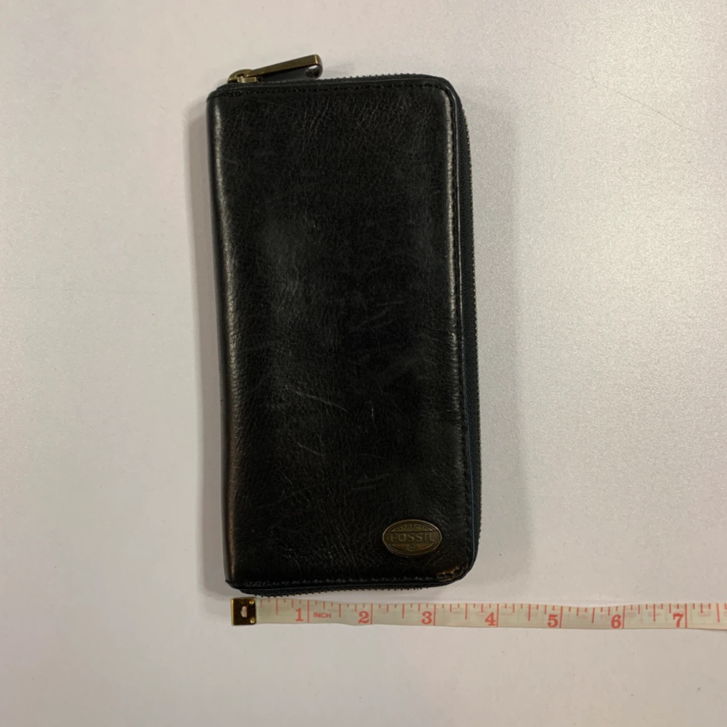 Fossil Black Leather Wallet ⚽️ - photo 5