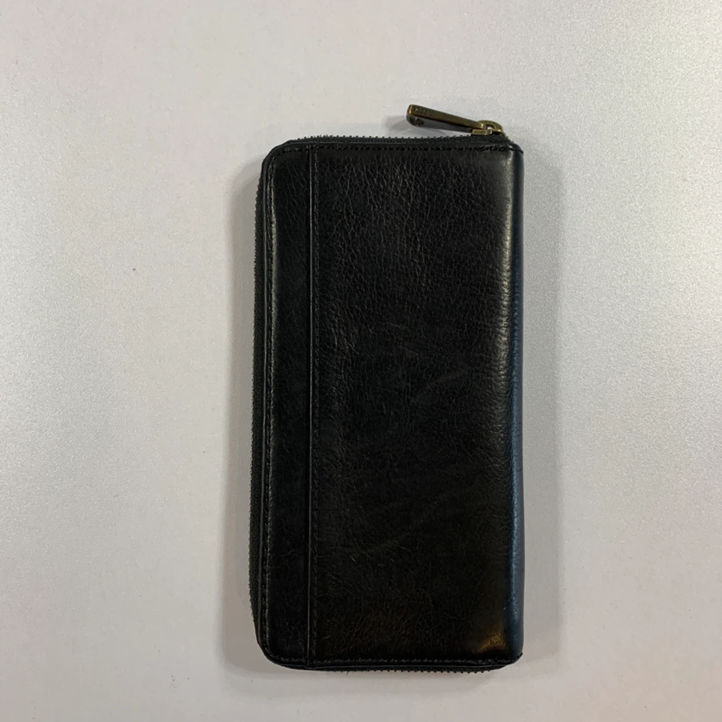 Fossil Black Leather Wallet ⚽️ - photo 2
