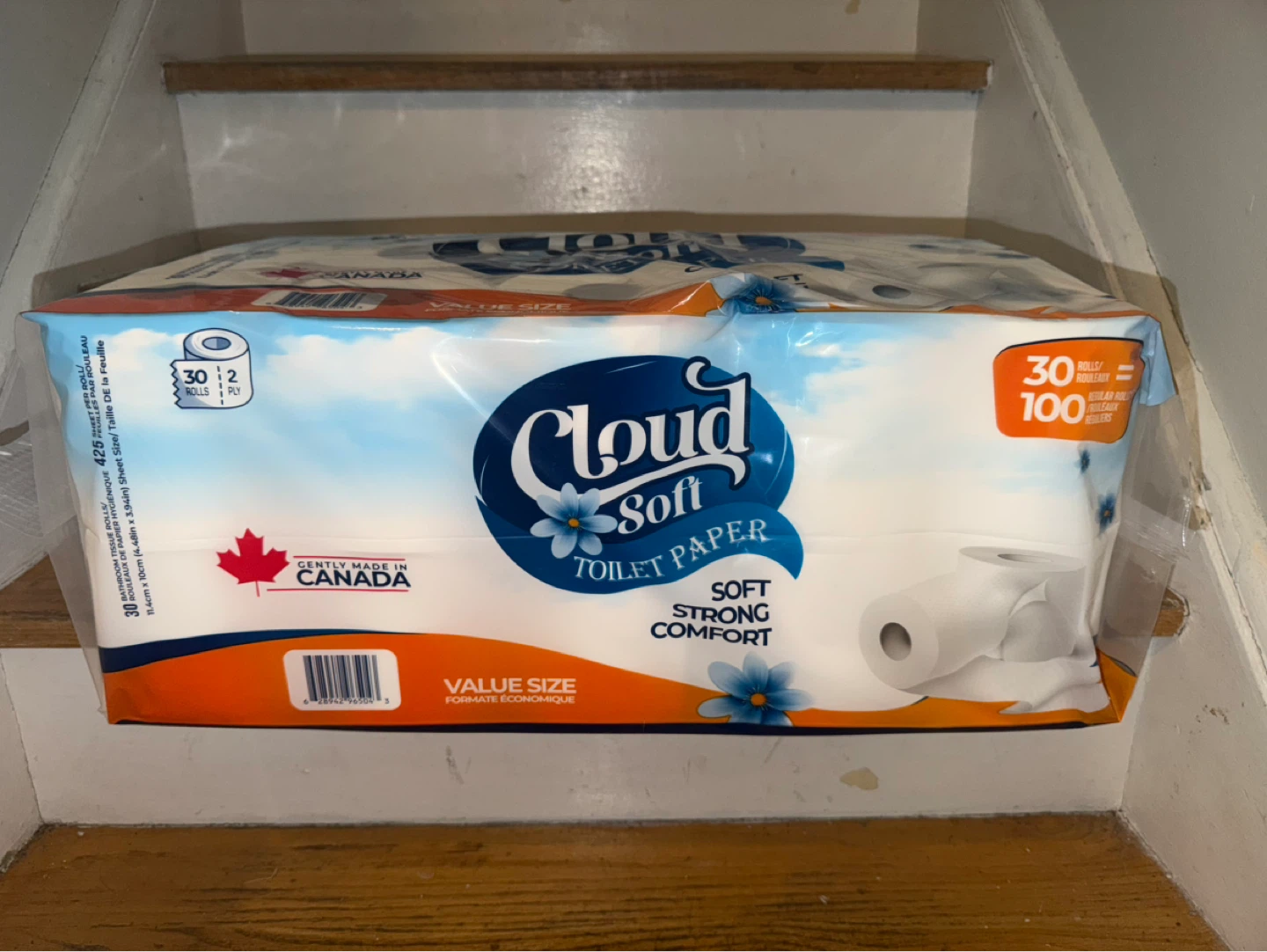 Cloud Soft Toilet Paper - 30 Rolls
