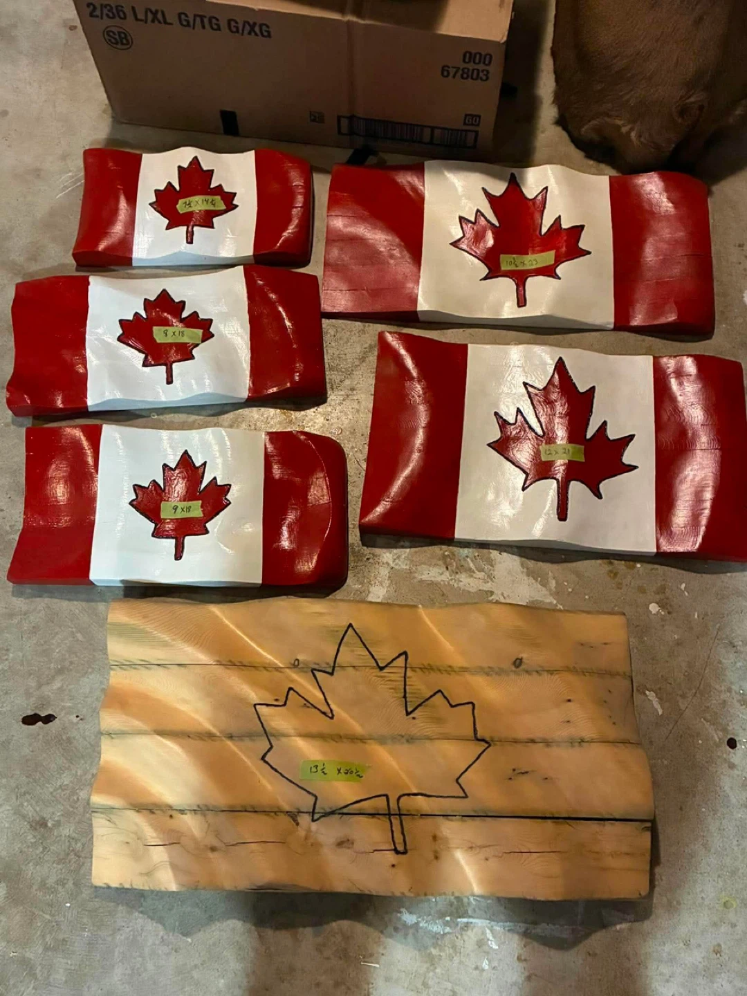 Canadian Flag Decor Pieces - photo 2