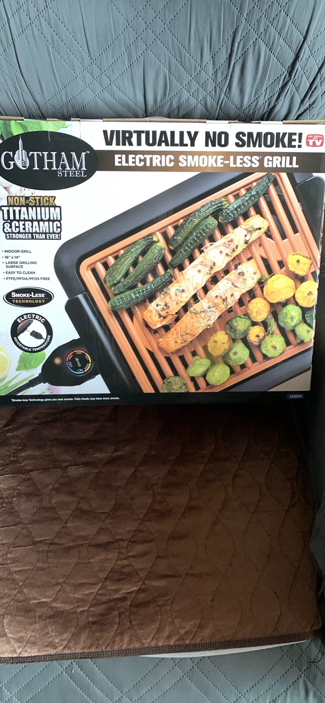 Gotham Steel "Virtually No Smoke" Electric Grill - photo 2
