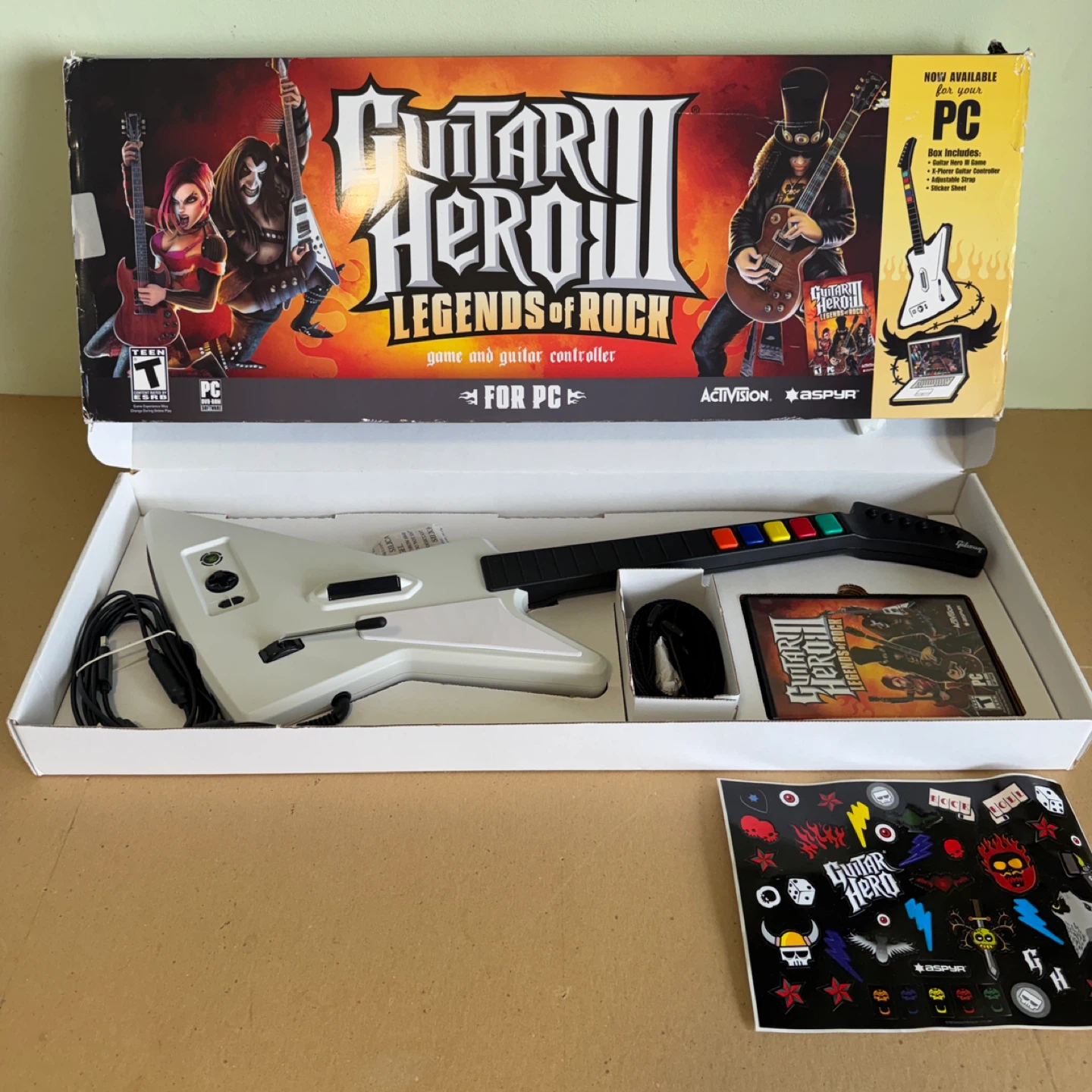 Guitar Hero III Legends of Rock PC Game and Controller - photo 2