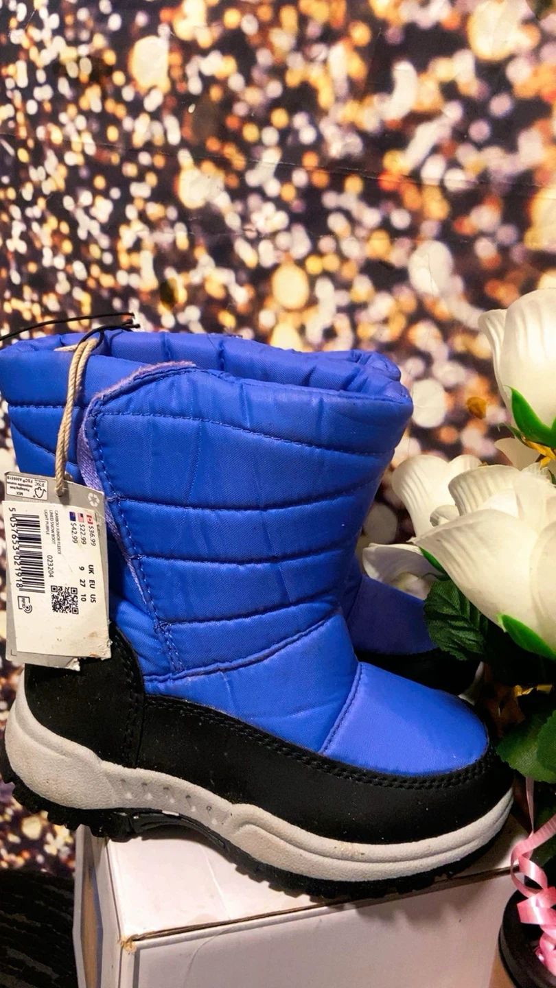 Blue Quilted Snow Boots - photo 2
