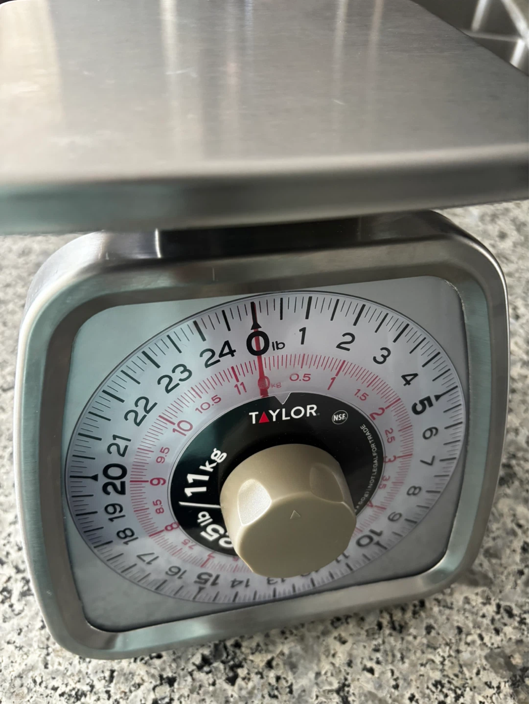 Taylor Stainless Steel Analog Kitchen Scale - photo 2