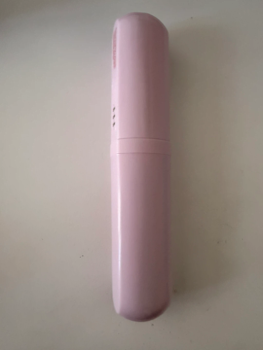 Pink Portable Hair Straightener Brush