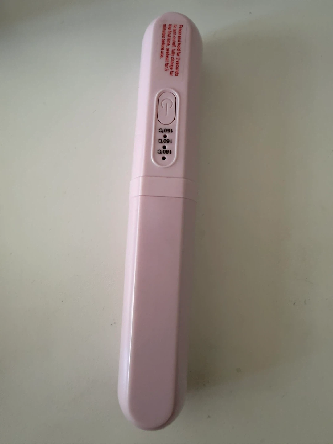 Pink Portable Hair Straightener Brush - photo 3