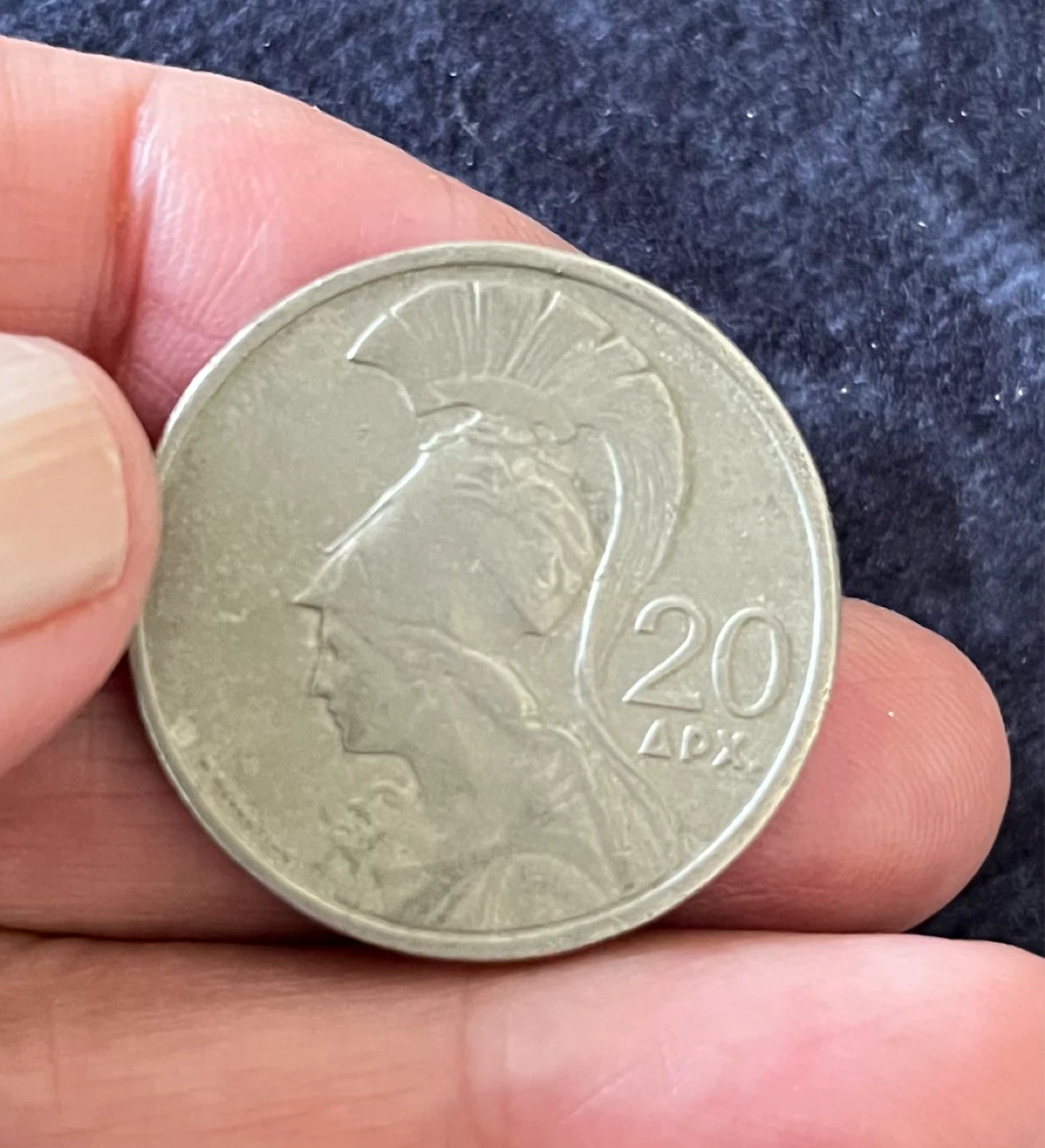 Vintage 20 Drachmas Coin - Greece 1973