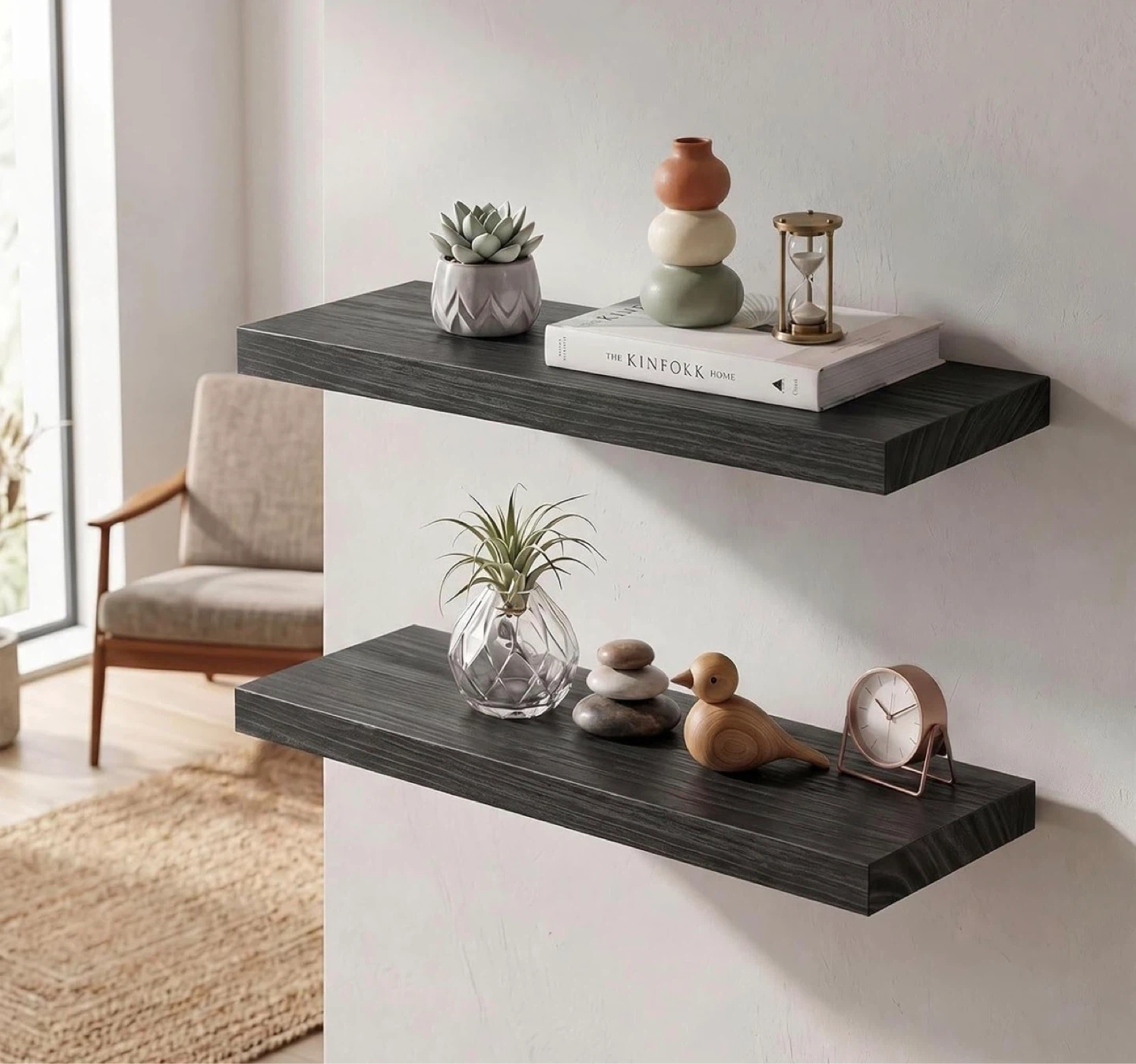 ⚽️ New 16” Floating Wall Shelves - Set of 2
