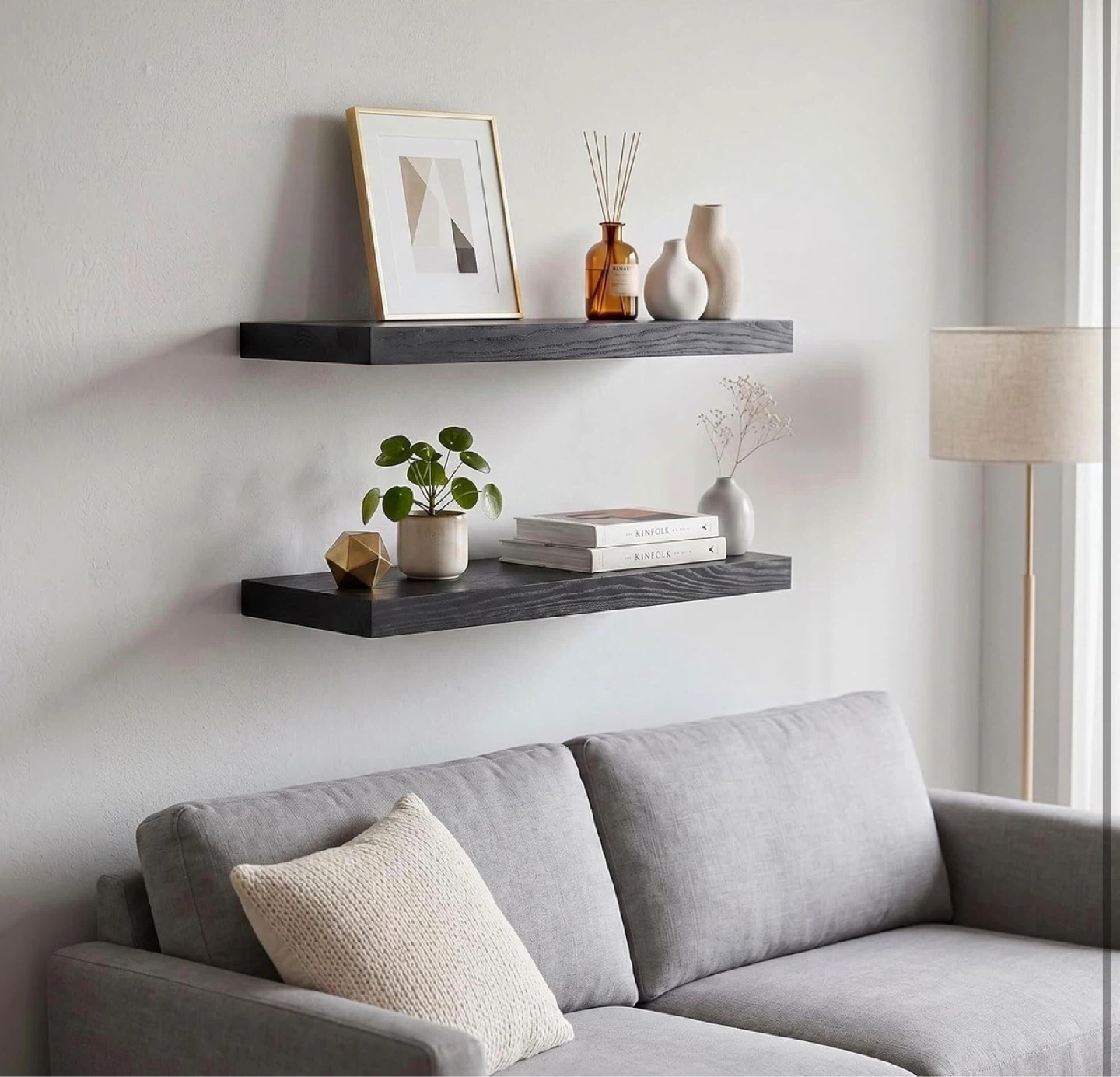 ⚽️ New 16” Floating Wall Shelves - Set of 2 - photo 2