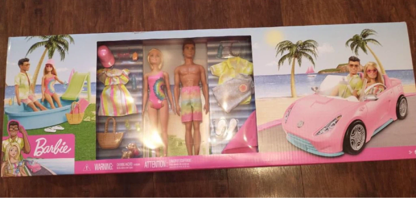 Barbie Beach Fun Doll Set with Car