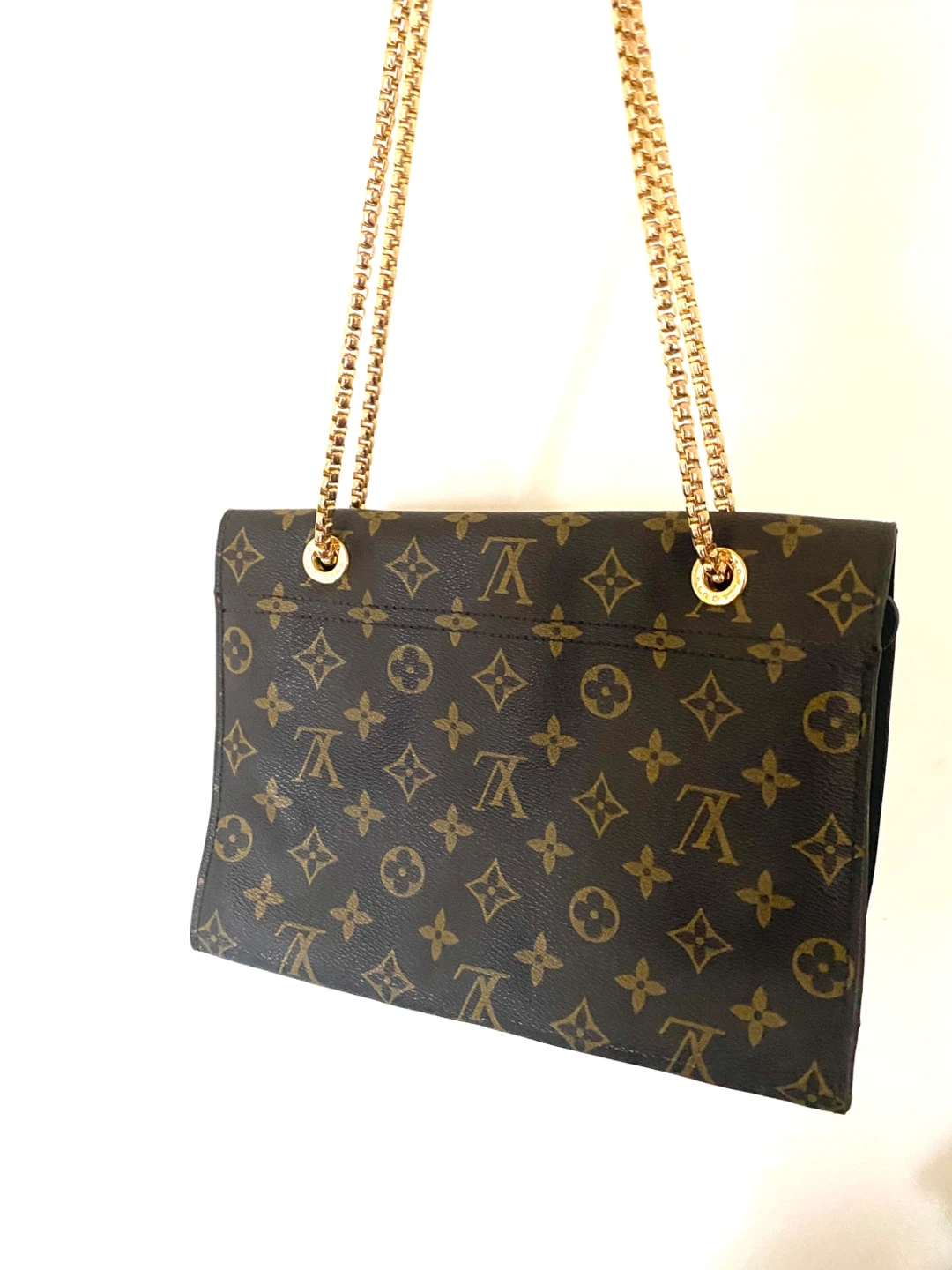 Design Lv Monogram Chain Shoulder Bag - photo 3