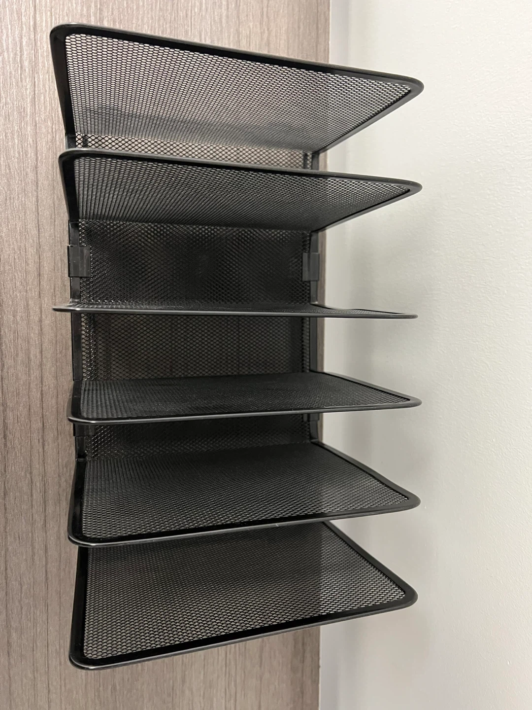Black Mesh Desk Organizer