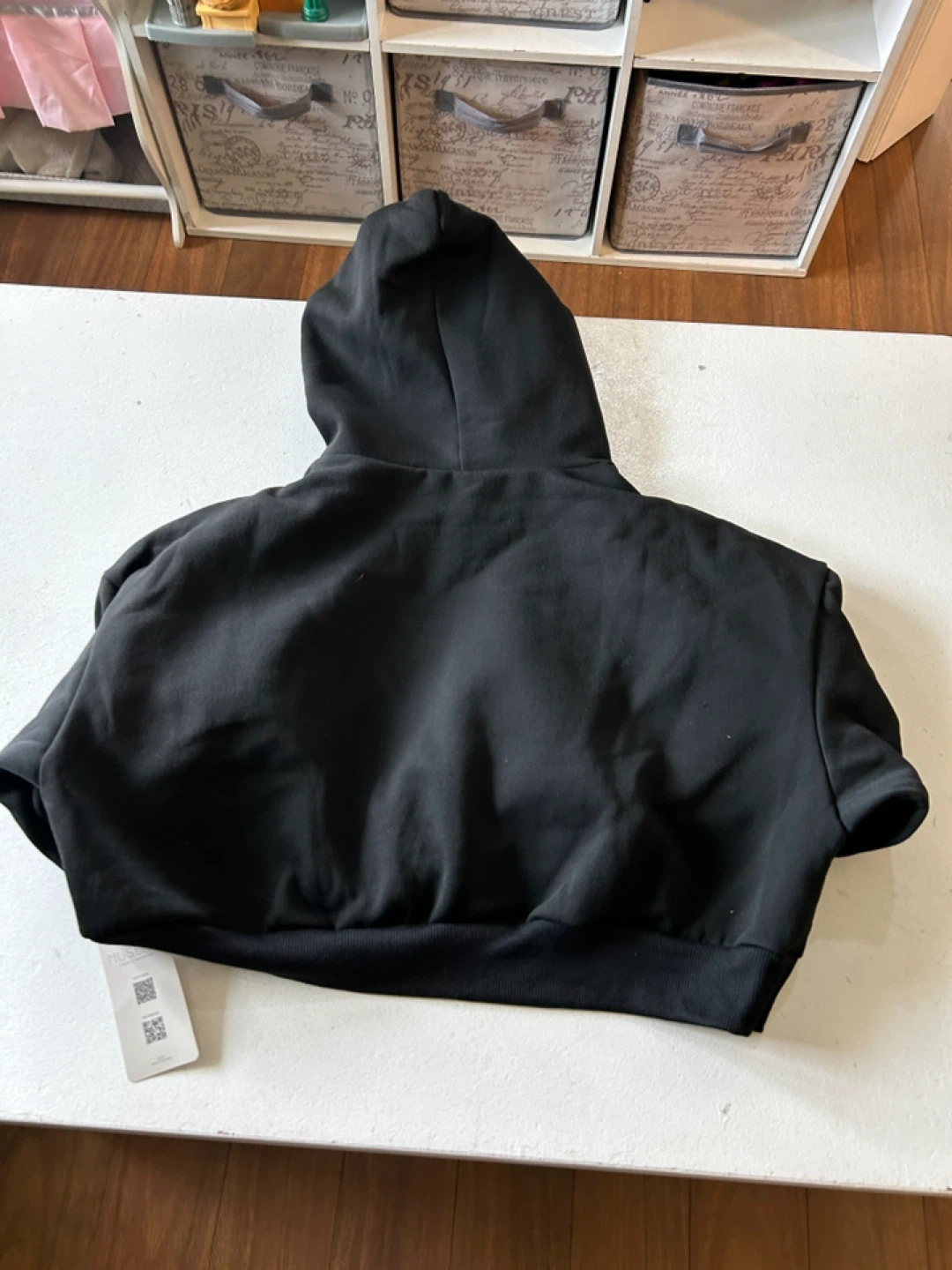 MUSCERA Black Cropped Hoodie size XS. 2 available - photo 2