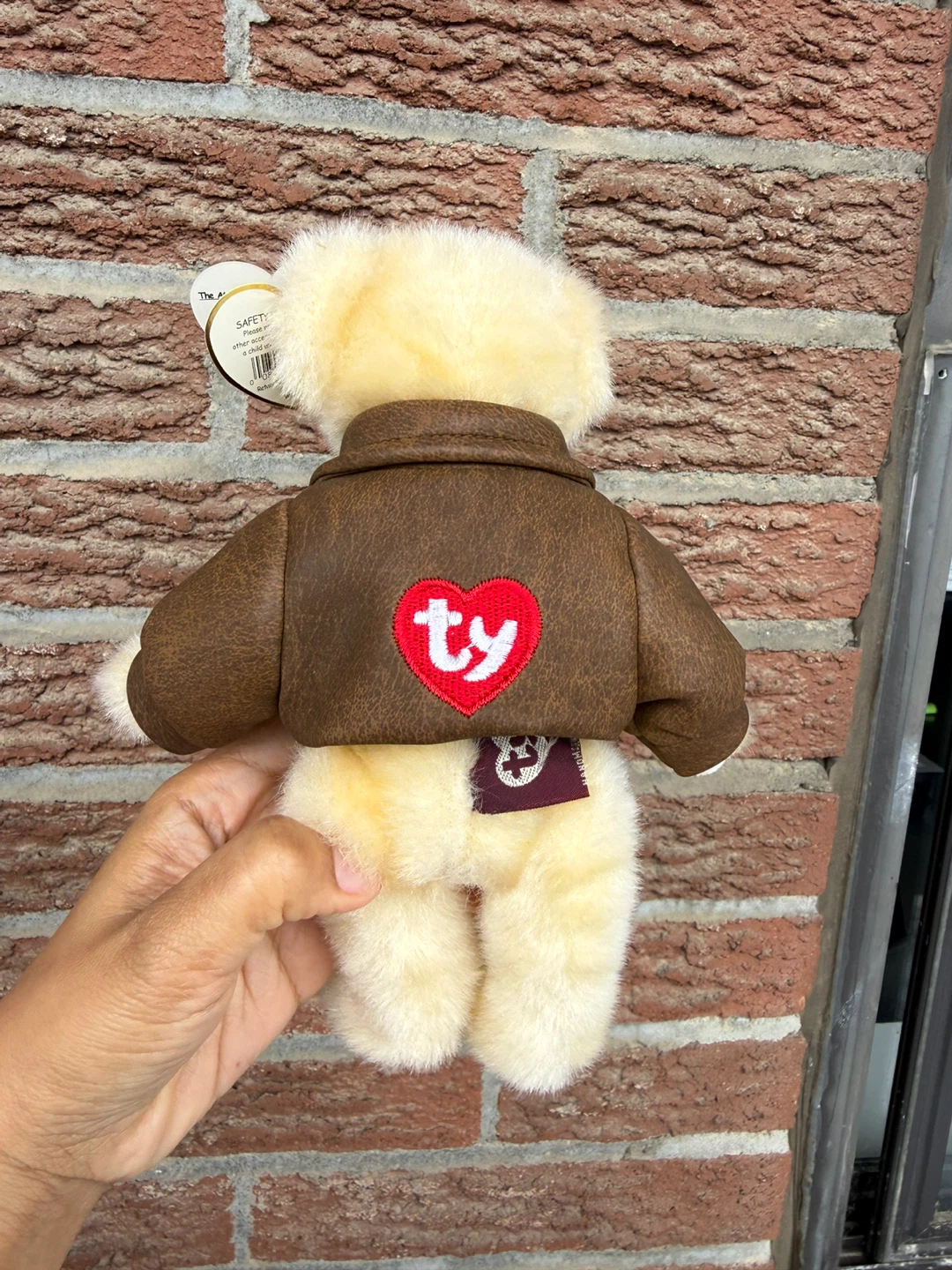Vintage 1993 Ty Attic Treasures "Baron" Aviator Bear with Tag - photo 2