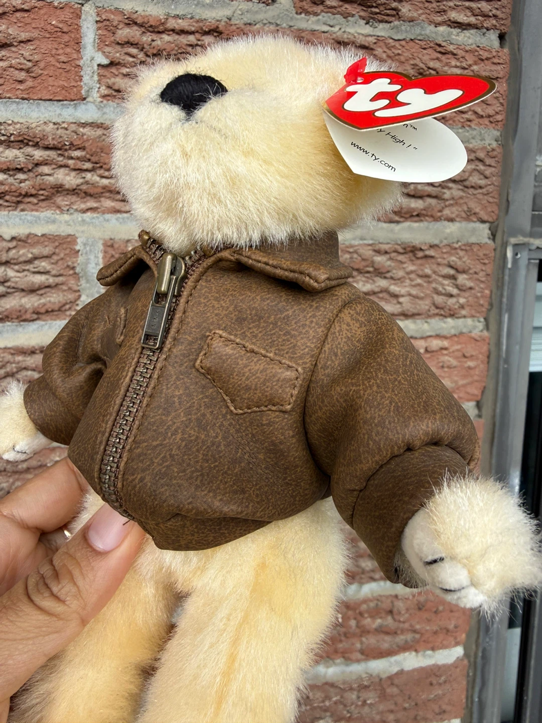 Vintage 1993 Ty Attic Treasures "Baron" Aviator Bear with Tag - photo 3