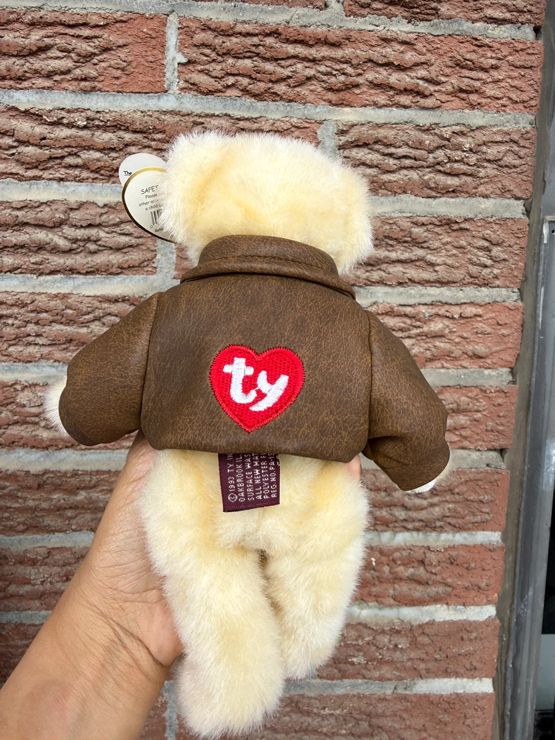 Vintage 1993 Ty Attic Treasures "Baron" Aviator Bear with Tag - photo 4