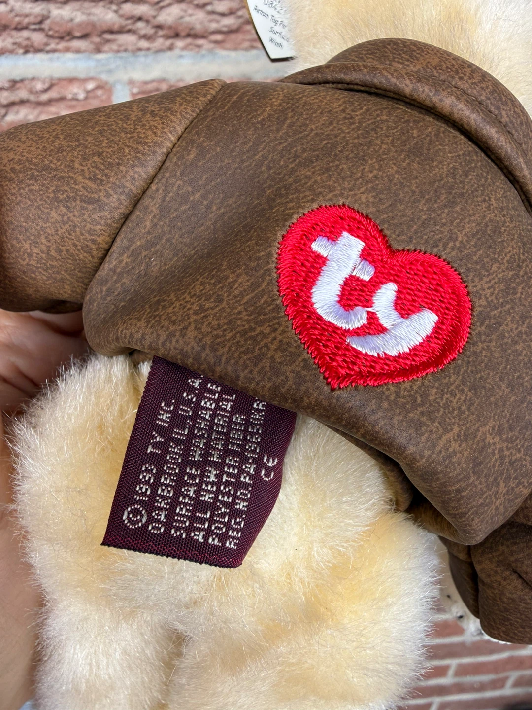 Vintage 1993 Ty Attic Treasures "Baron" Aviator Bear with Tag - photo 5