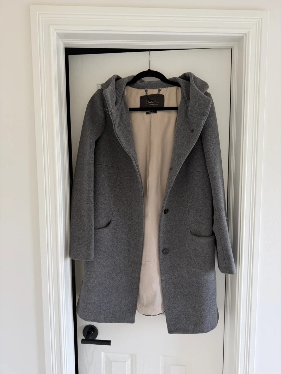 ARITZIA BABATON Hooded Wool and Cashmere Blend Coat - photo 3